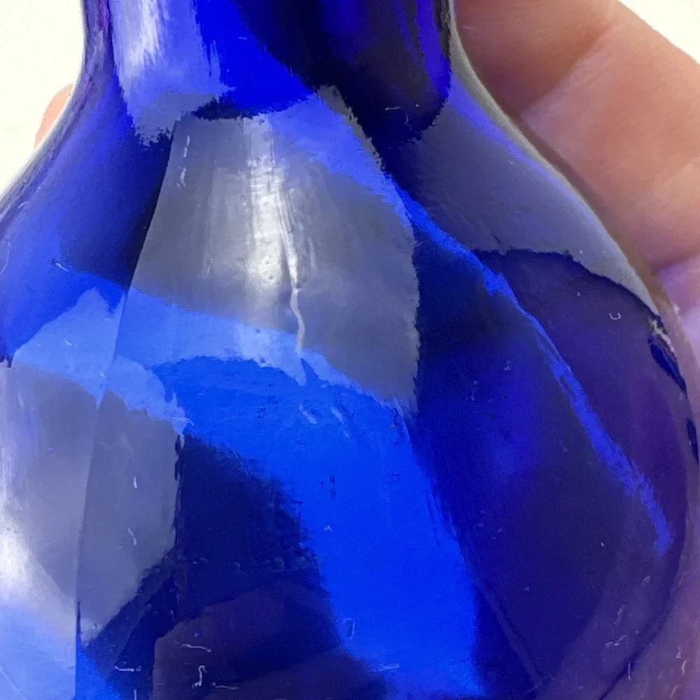 Vintage Cobalt Blue Bud Vase 4.5